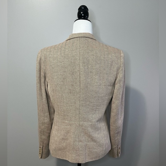CHAPS Single Breast Herringbone Lined Blazer - Picture 10 of 13